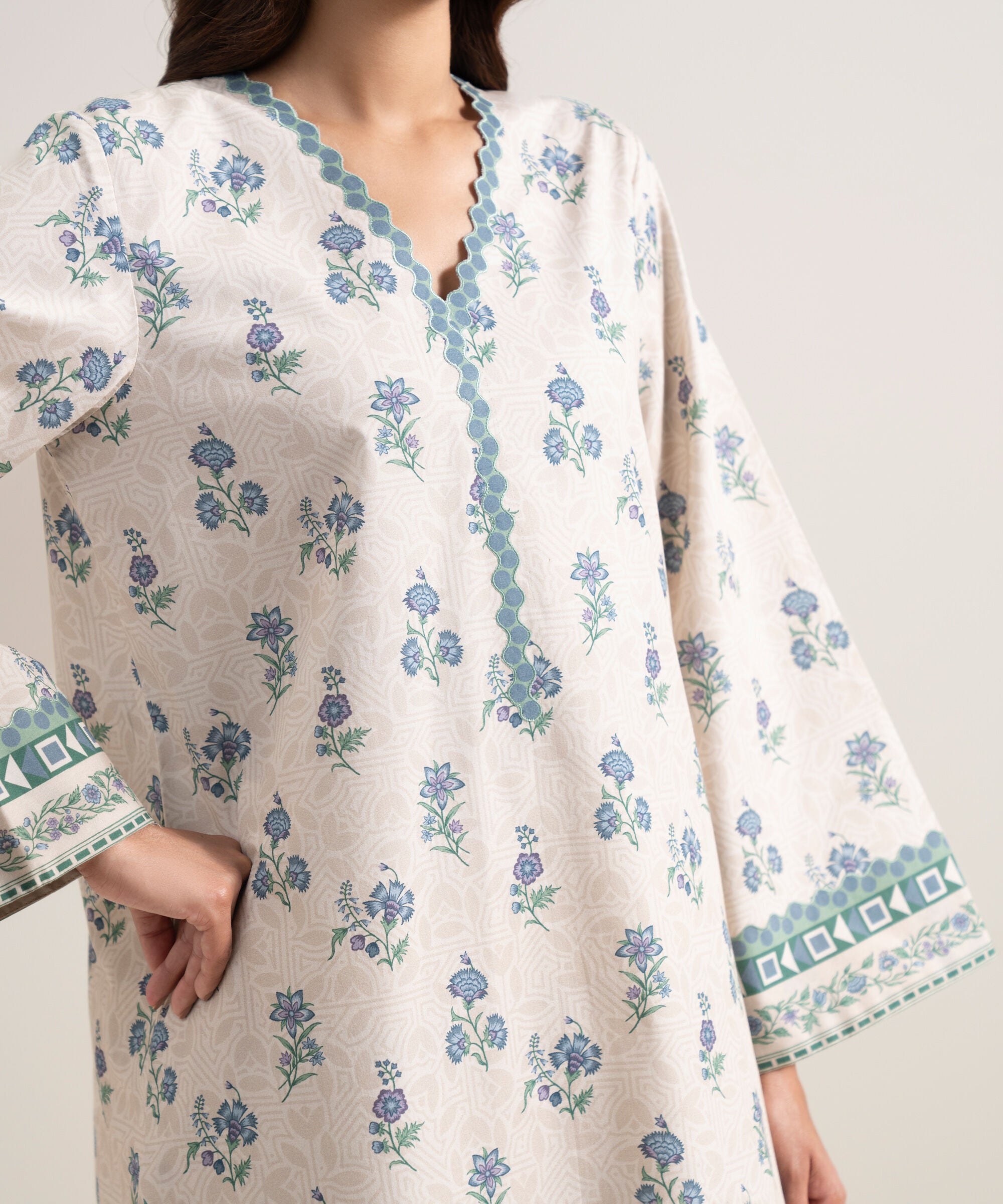 3 Piece - Printed Lawn Suit