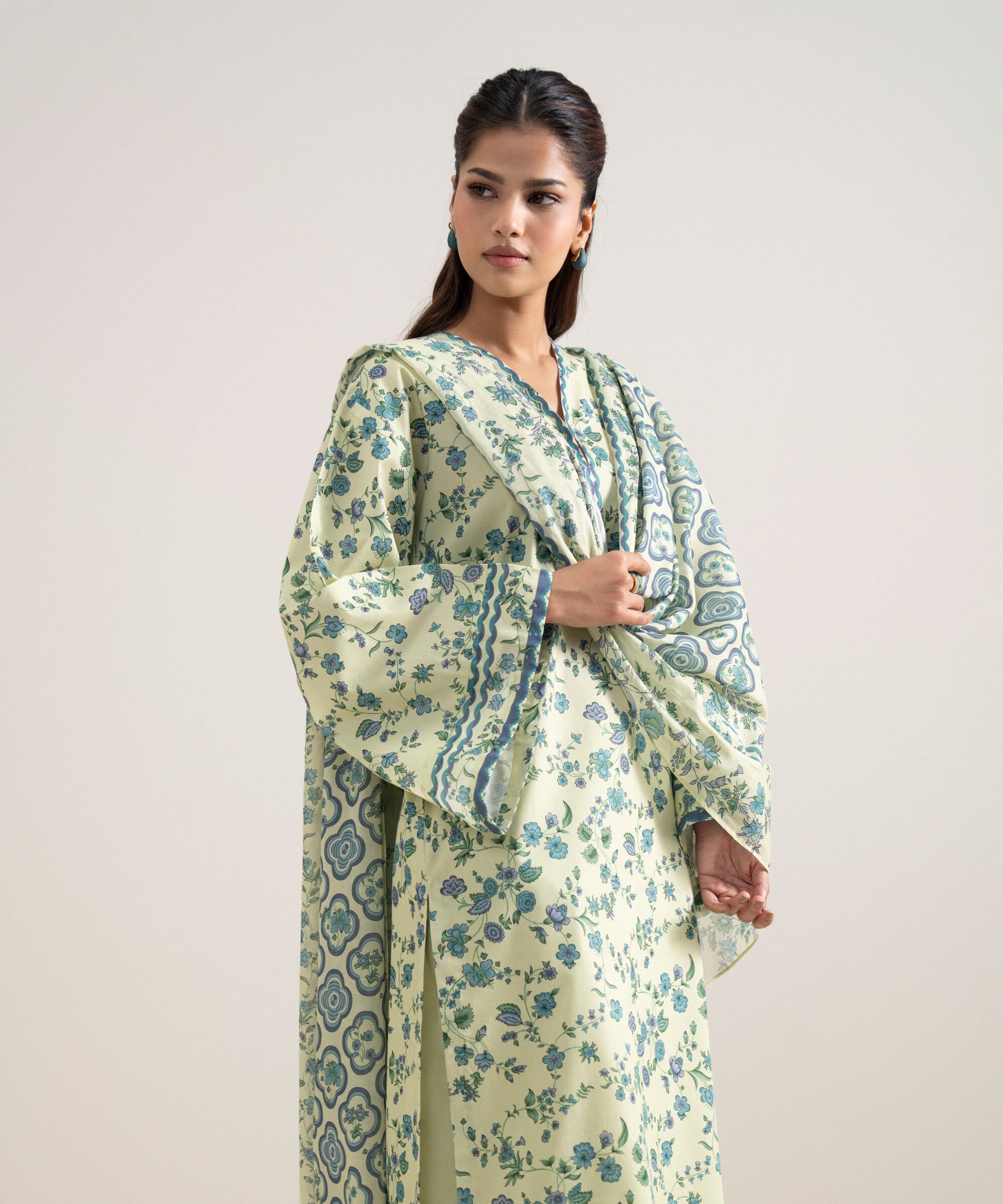 3 Piece - Printed Lawn Suit