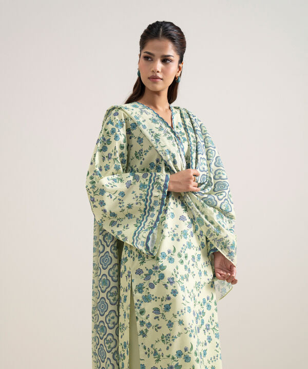 3 Piece - Printed Lawn Suit