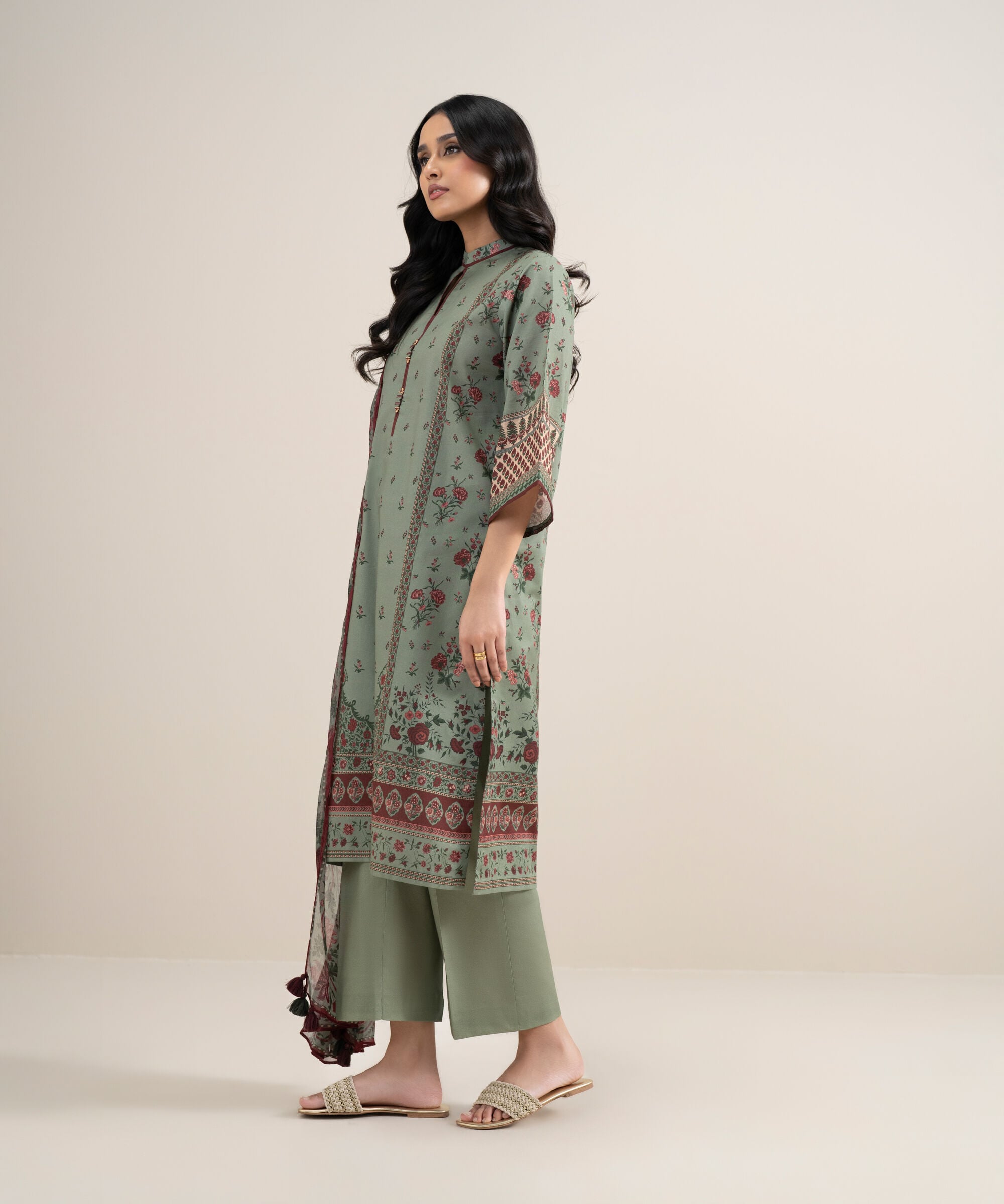 3 Piece - Printed Lawn Suit
