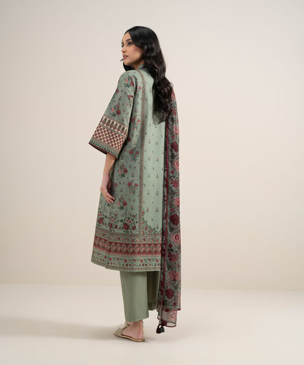 3 Piece - Printed Lawn Suit