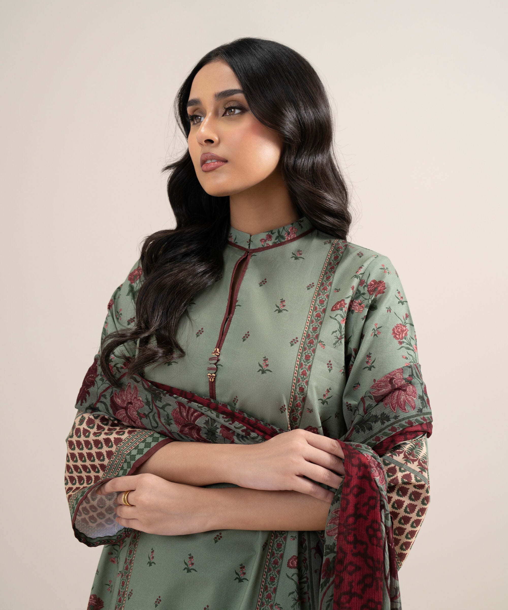 3 Piece - Printed Lawn Suit