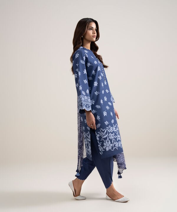 3 Piece - Printed Lawn Suit