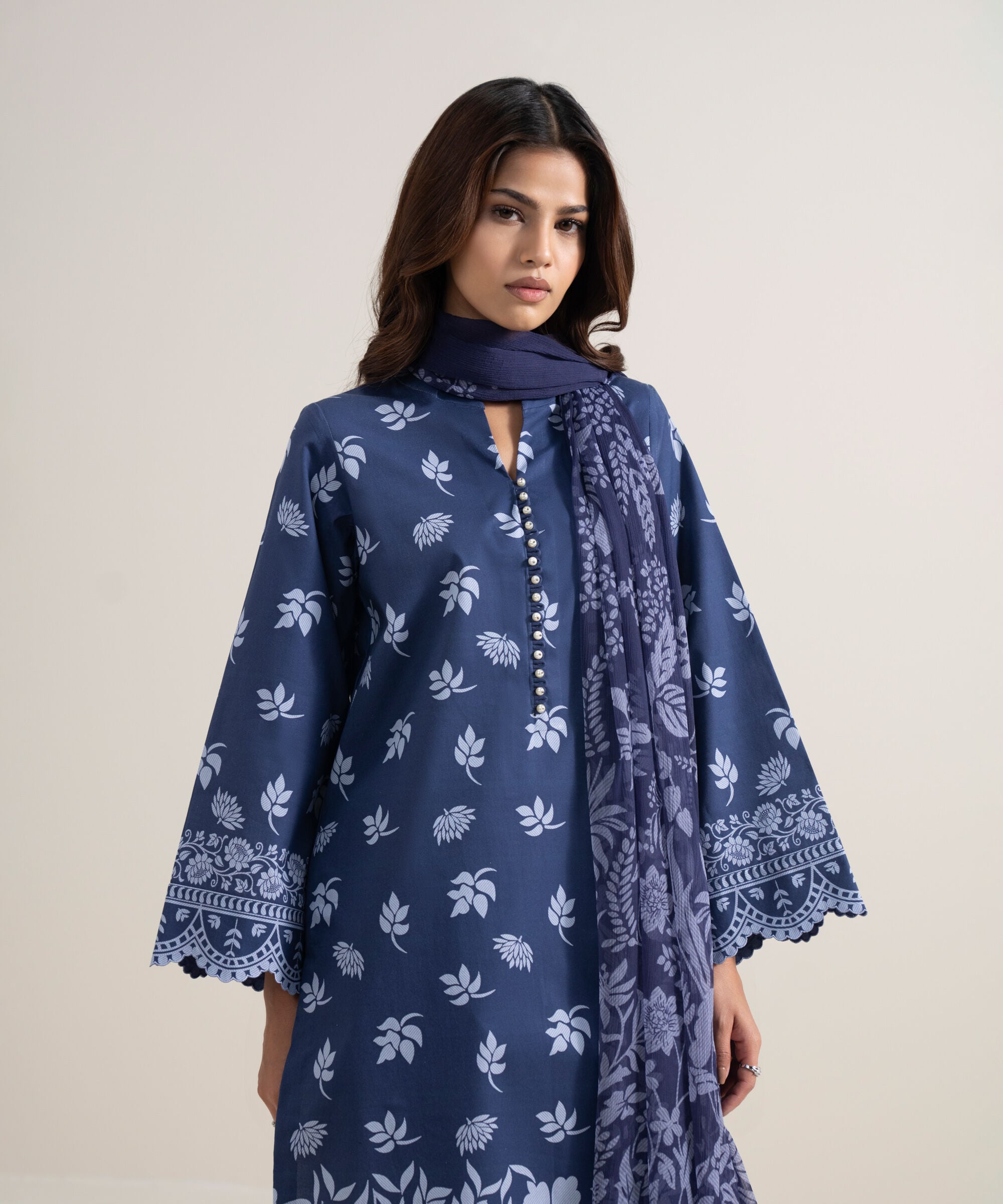 3 Piece - Printed Lawn Suit