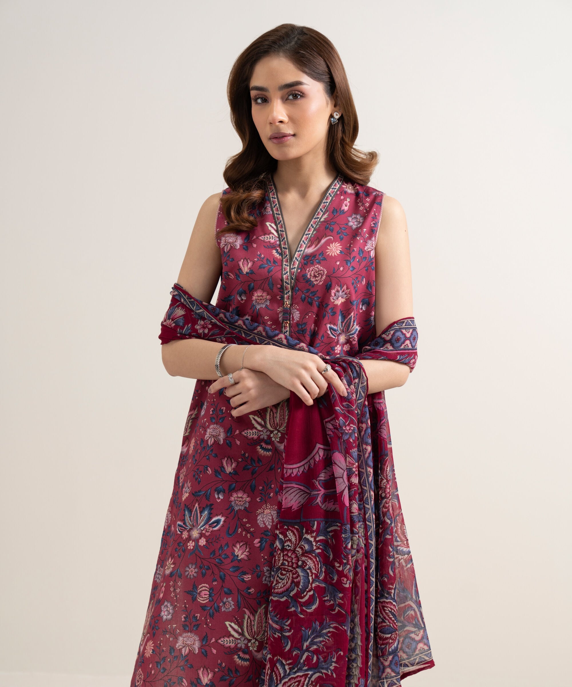 3 Piece - Printed Lawn Suit