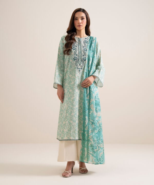 3 Piece - Embroidered Lawn Suit