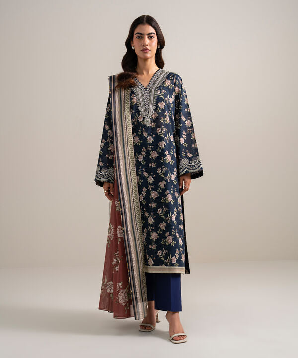3 Piece - Embroidered Lawn Suit