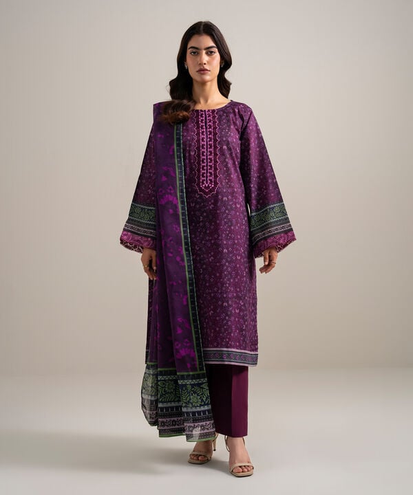3 Piece - Embroidered Lawn Suit