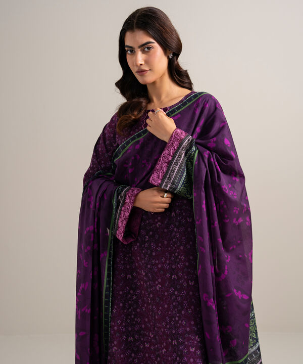 3 Piece - Embroidered Lawn Suit