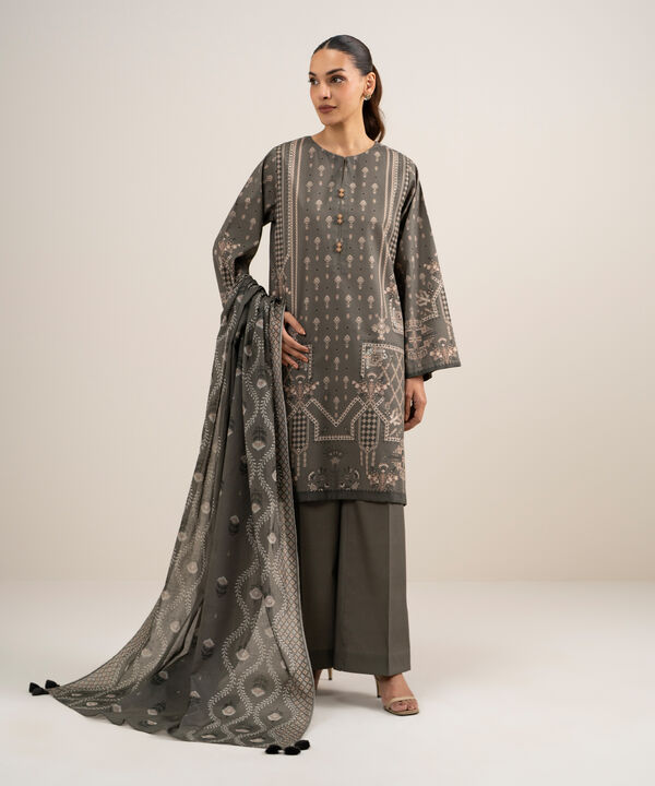 3 Piece - Printed Lawn Suit