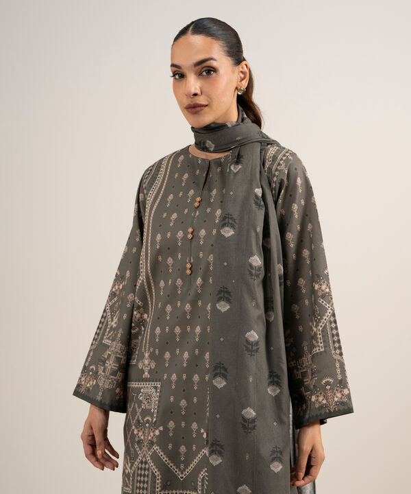3 Piece - Printed Lawn Suit