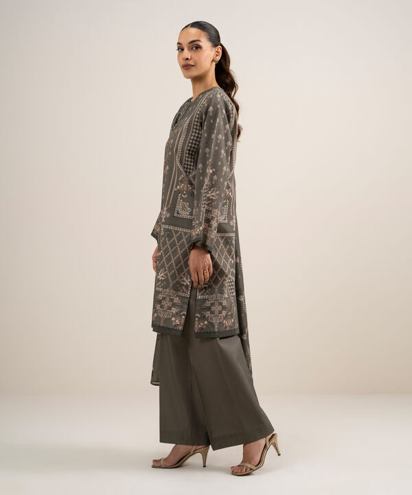 3 Piece - Printed Lawn Suit