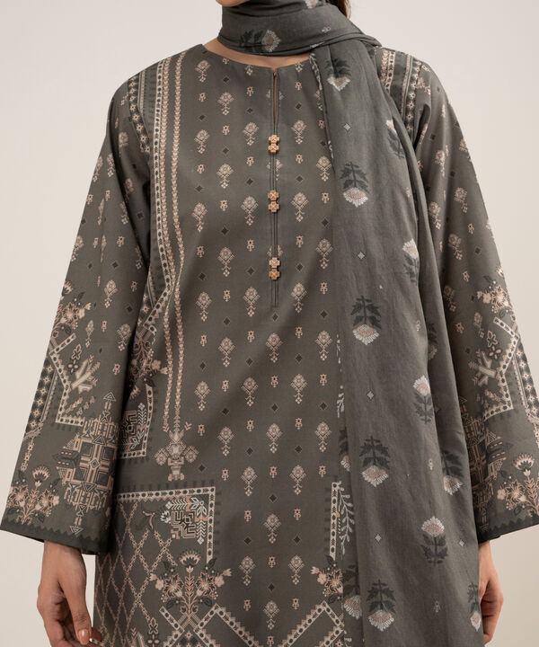 3 Piece - Printed Lawn Suit