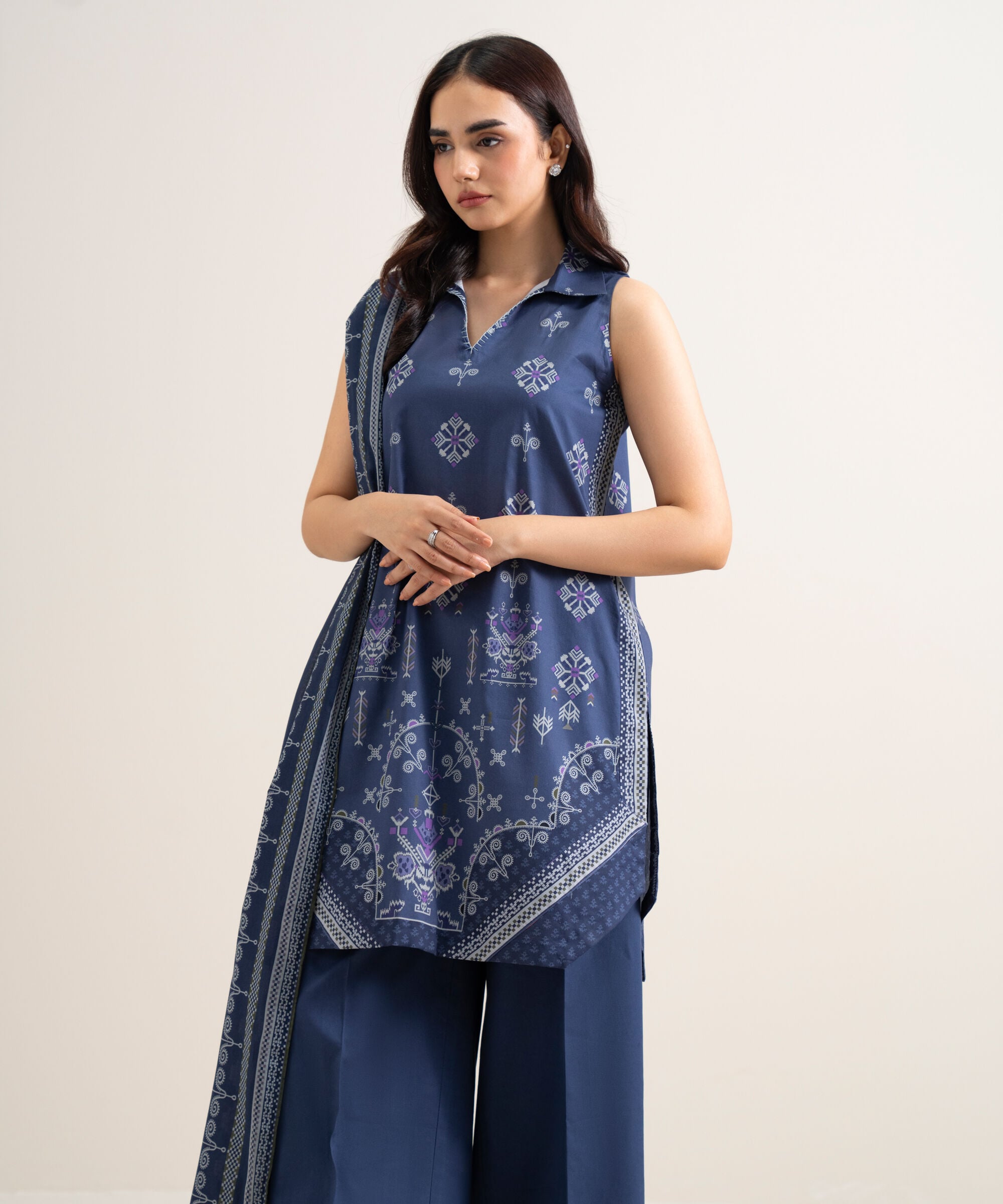 3 Piece - Printed Lawn Suit 3PDYS26V7101