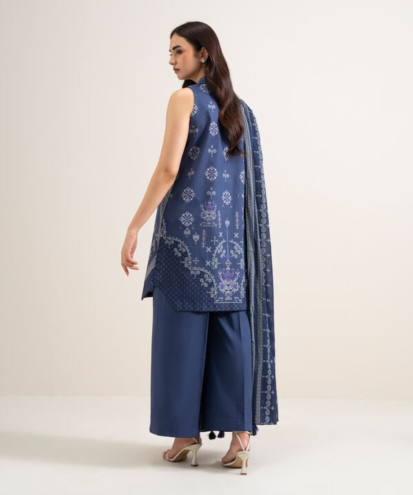 3 Piece - Printed Lawn Suit