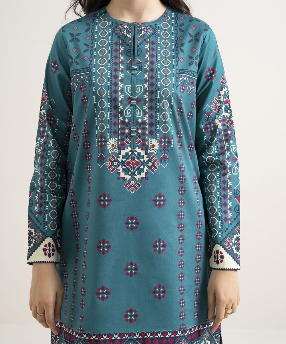 3 Piece - Printed Lawn Suit 3PDYS26V7102
