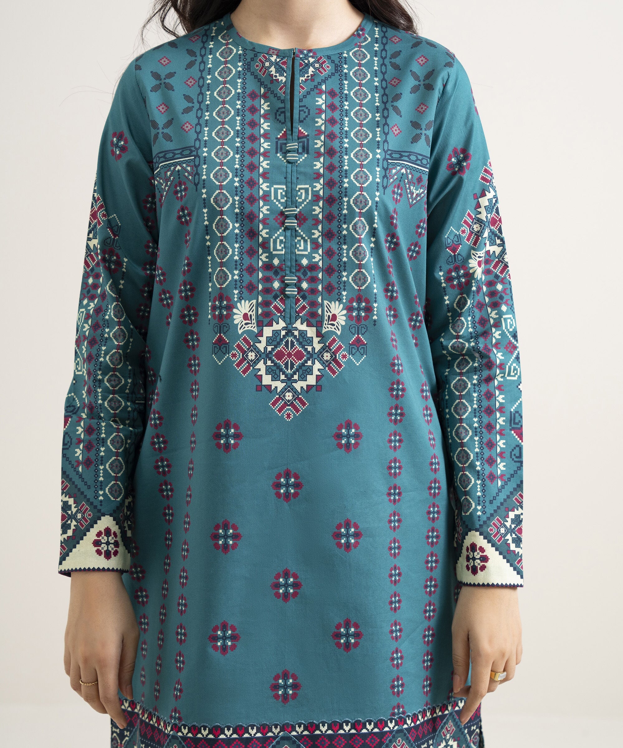 3 Piece - Printed Lawn Suit 3PDYS26V7102