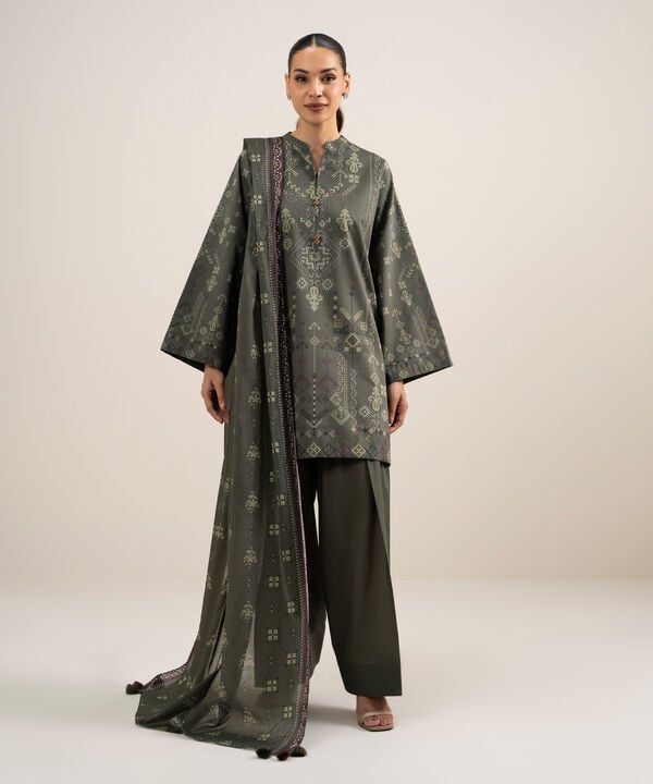 3 Piece - Printed Lawn Suit