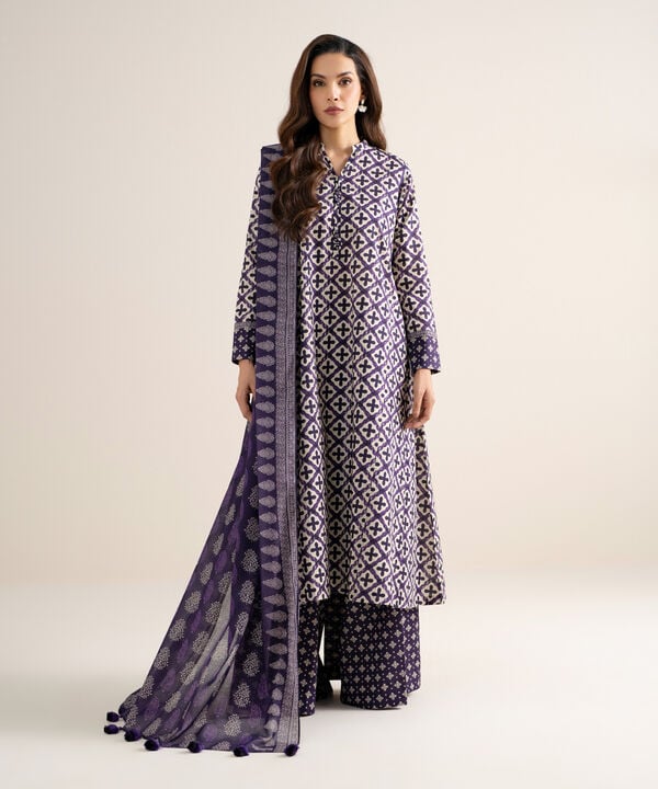 3 Piece - Printed Lawn Suit