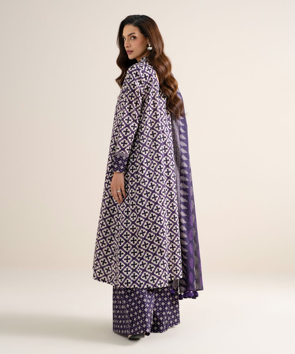 3 Piece - Printed Lawn Suit 3PDYS26V7116