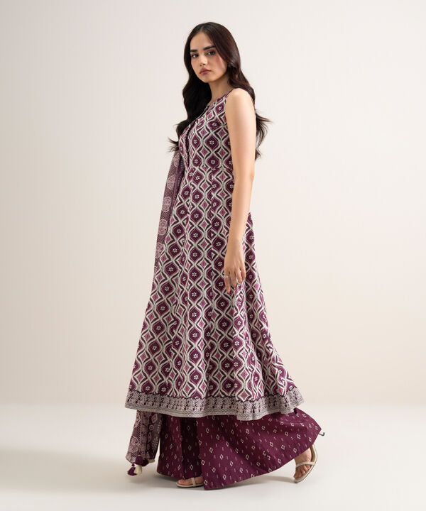 3 Piece - Printed Lawn Suit