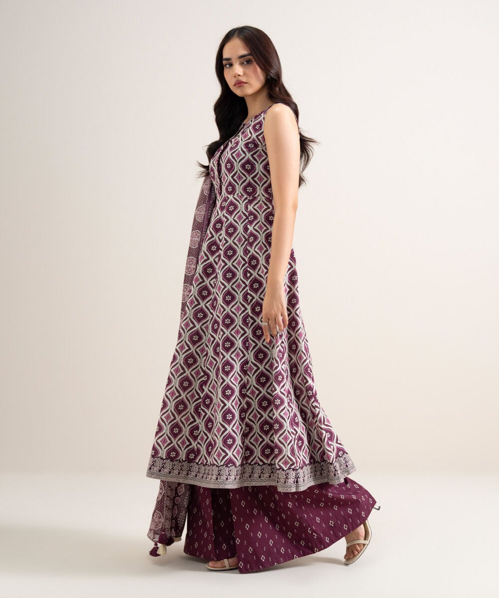 3 Piece - Printed Lawn Suit 3PDYS26V7118