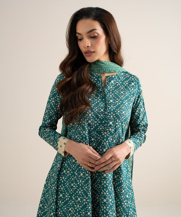 3 Piece - Printed Lawn Suit