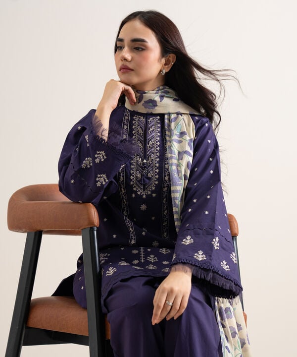 3 Piece - Embroidered Lawn Suit