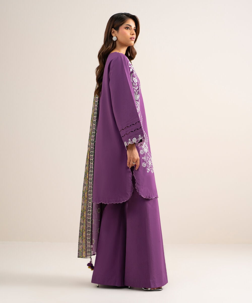3 Piece - Embroidered Lawn Suit 3PEADD26V114
