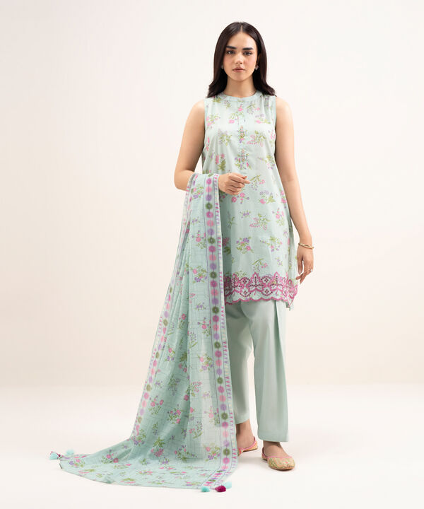 3 Piece - Embroidered Lawn Suit
