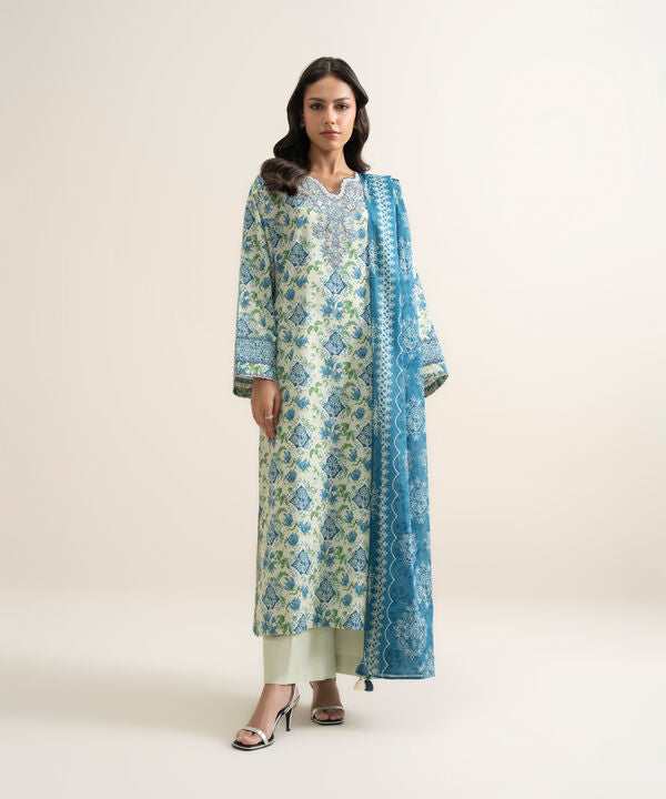 3 Piece - Embroidered Lawn Suit
