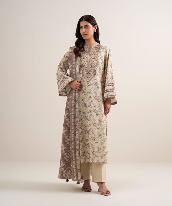 3 Piece - Embroidered Lawn Suit