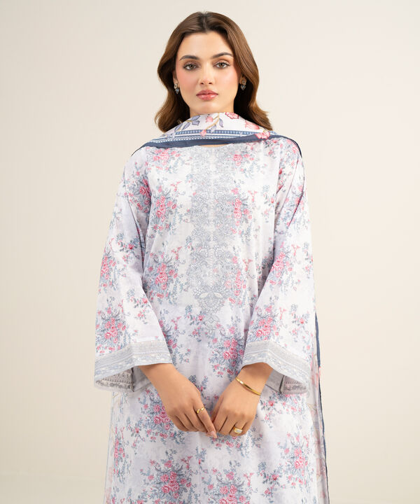 3 Piece - Embroidered Lawn Suit