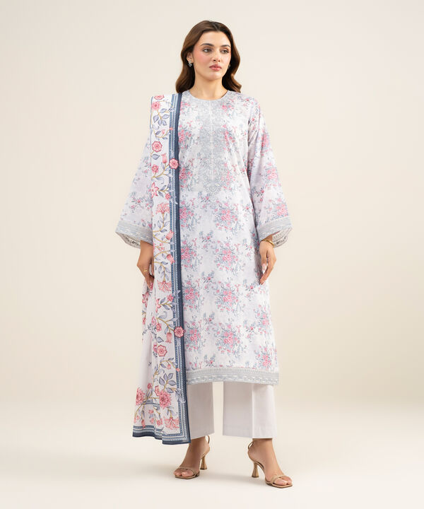 3 Piece - Embroidered Lawn Suit