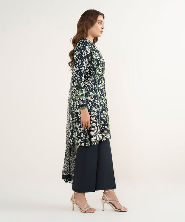 3 Piece - Embroidered Lawn Suit
