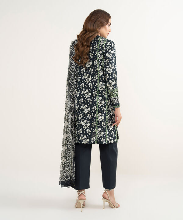 3 Piece - Embroidered Lawn Suit
