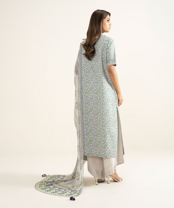 3 Piece - Embroidered Lawn Suit