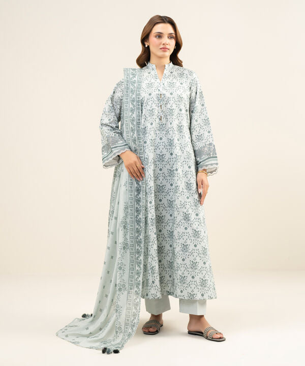 3 Piece - Embroidered Lawn Suit