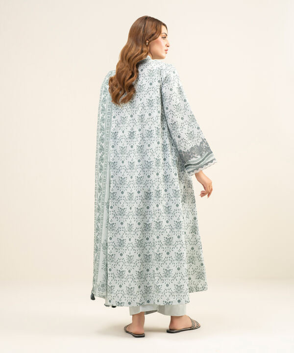 3 Piece - Embroidered Lawn Suit