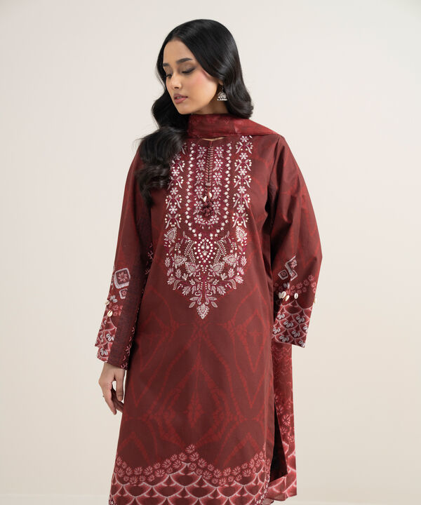 3 Piece - Embroidered Lawn Suit