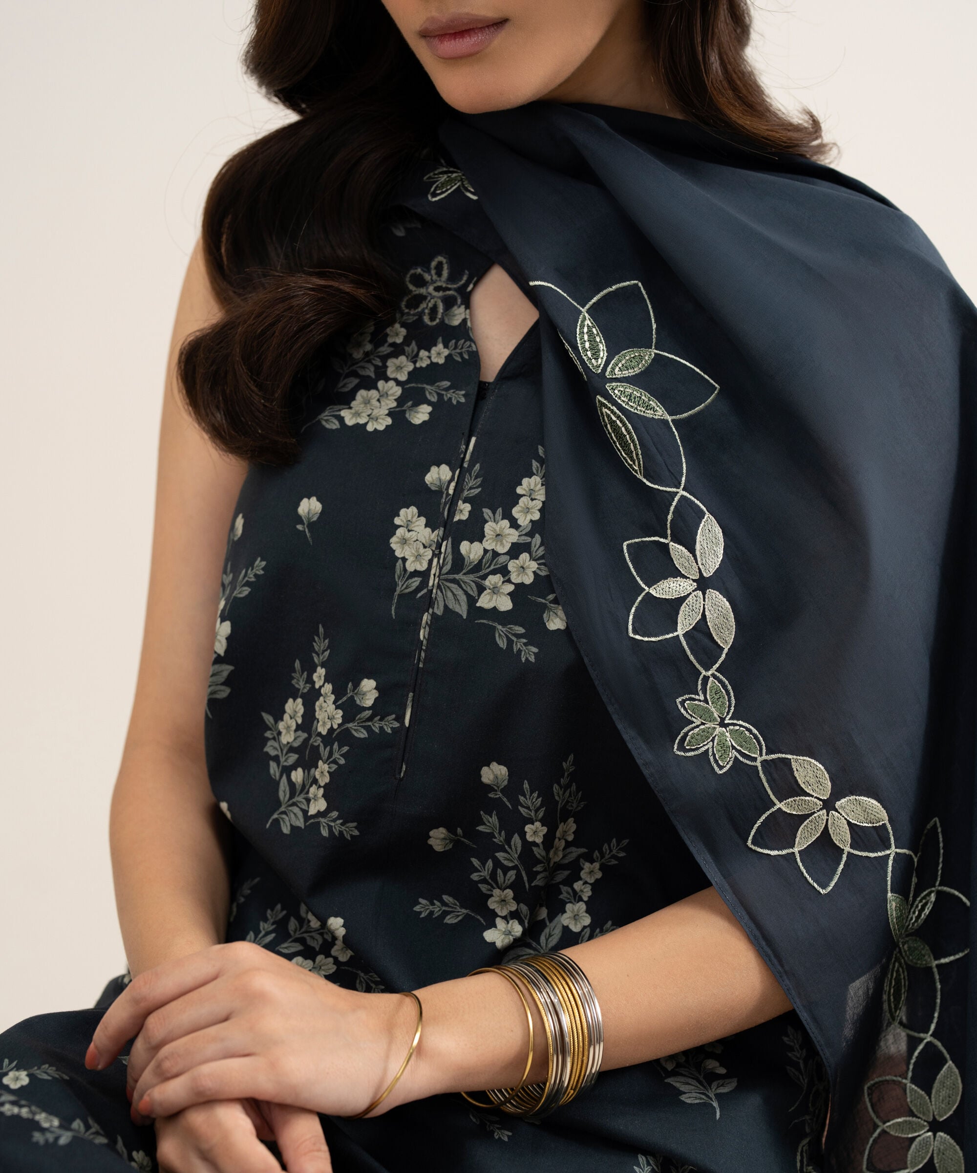 3 Piece - Embroidered Lawn Suit