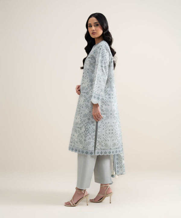 3 Piece - Embroidered Lawn Suit
