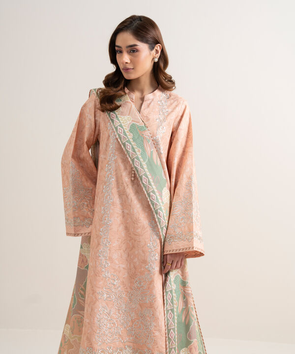 3 Piece - Embroidered Lawn Suit