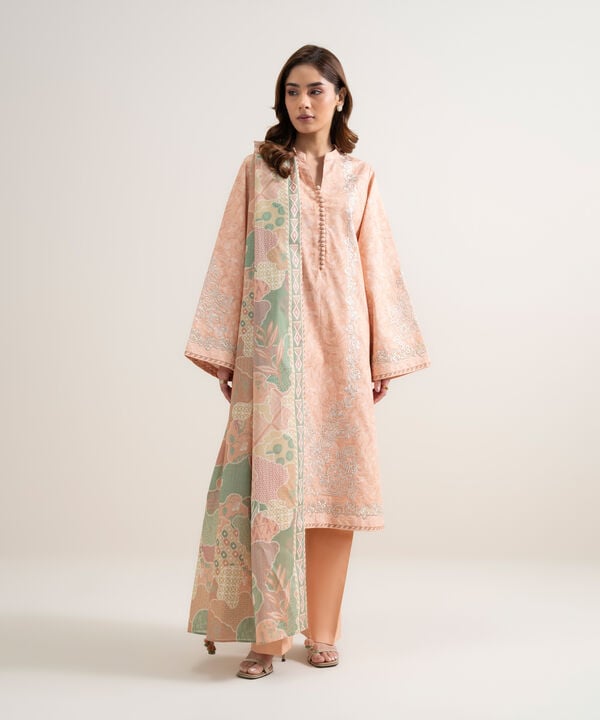 3 Piece - Embroidered Lawn Suit