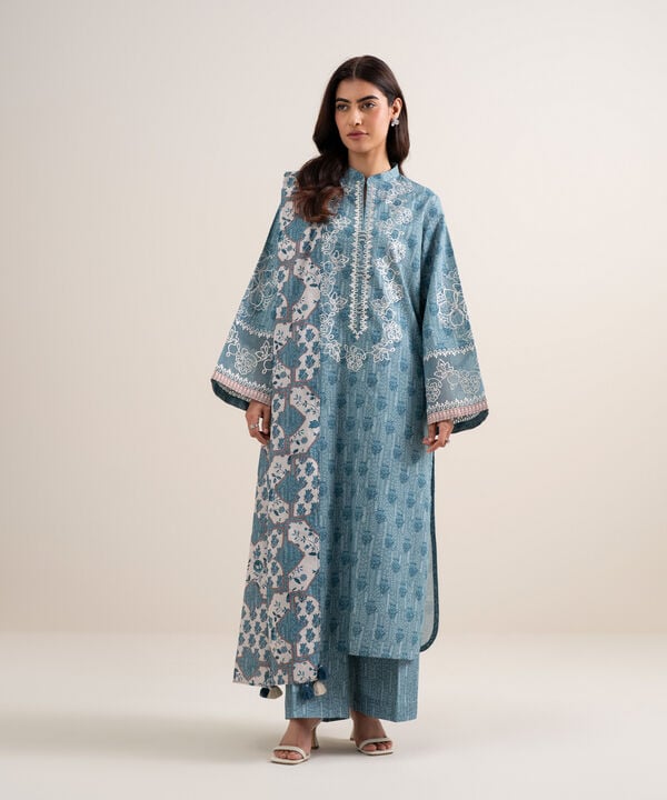 3 Piece - Embroidered Lawn Suit