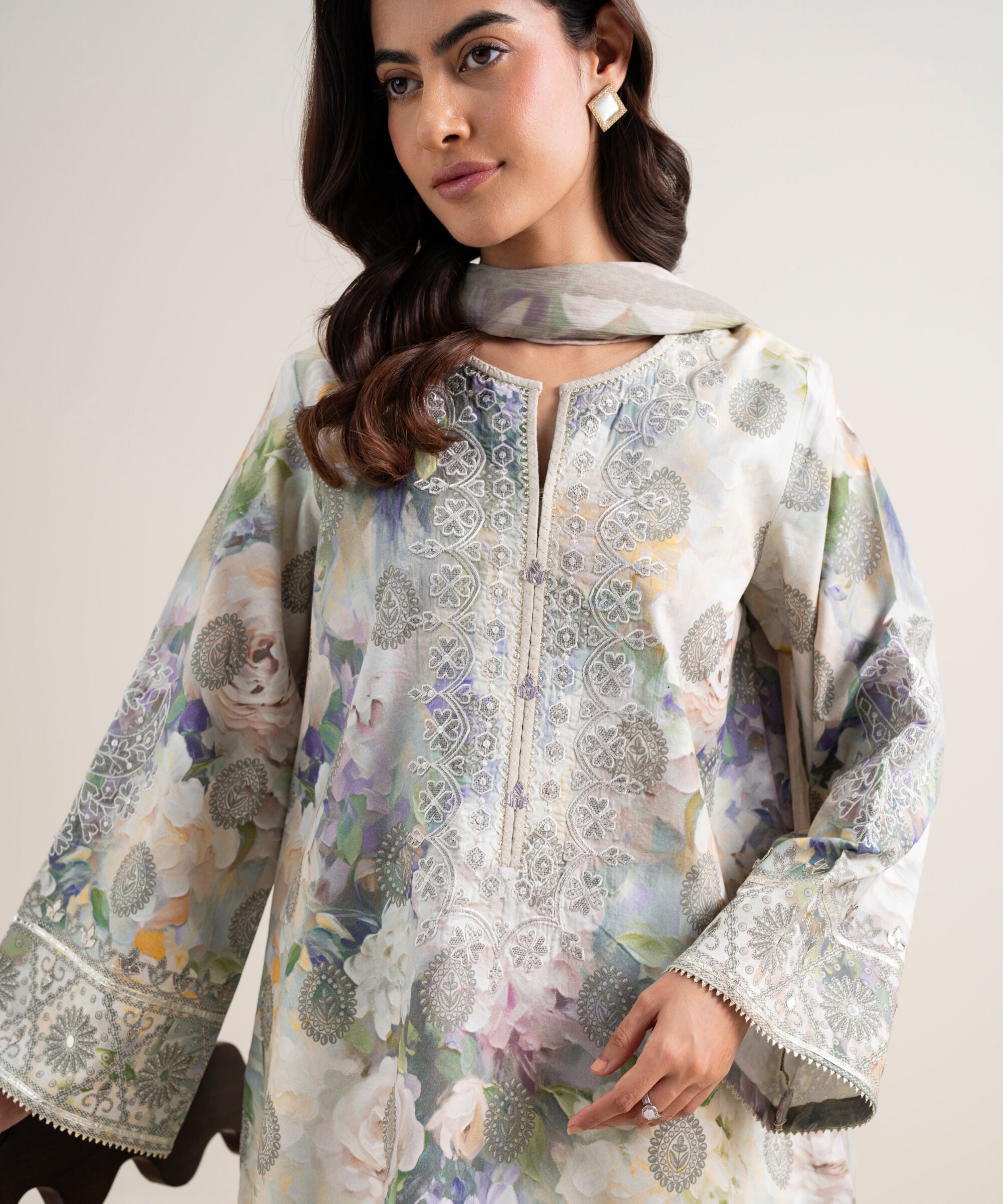 3 Piece - Embroidered Lawn Suit
