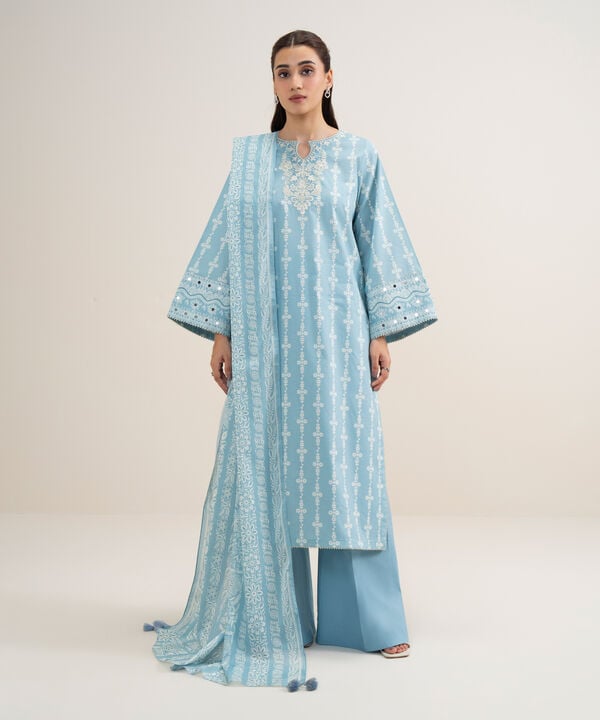 3 Piece - Embroidered Lawn Suit