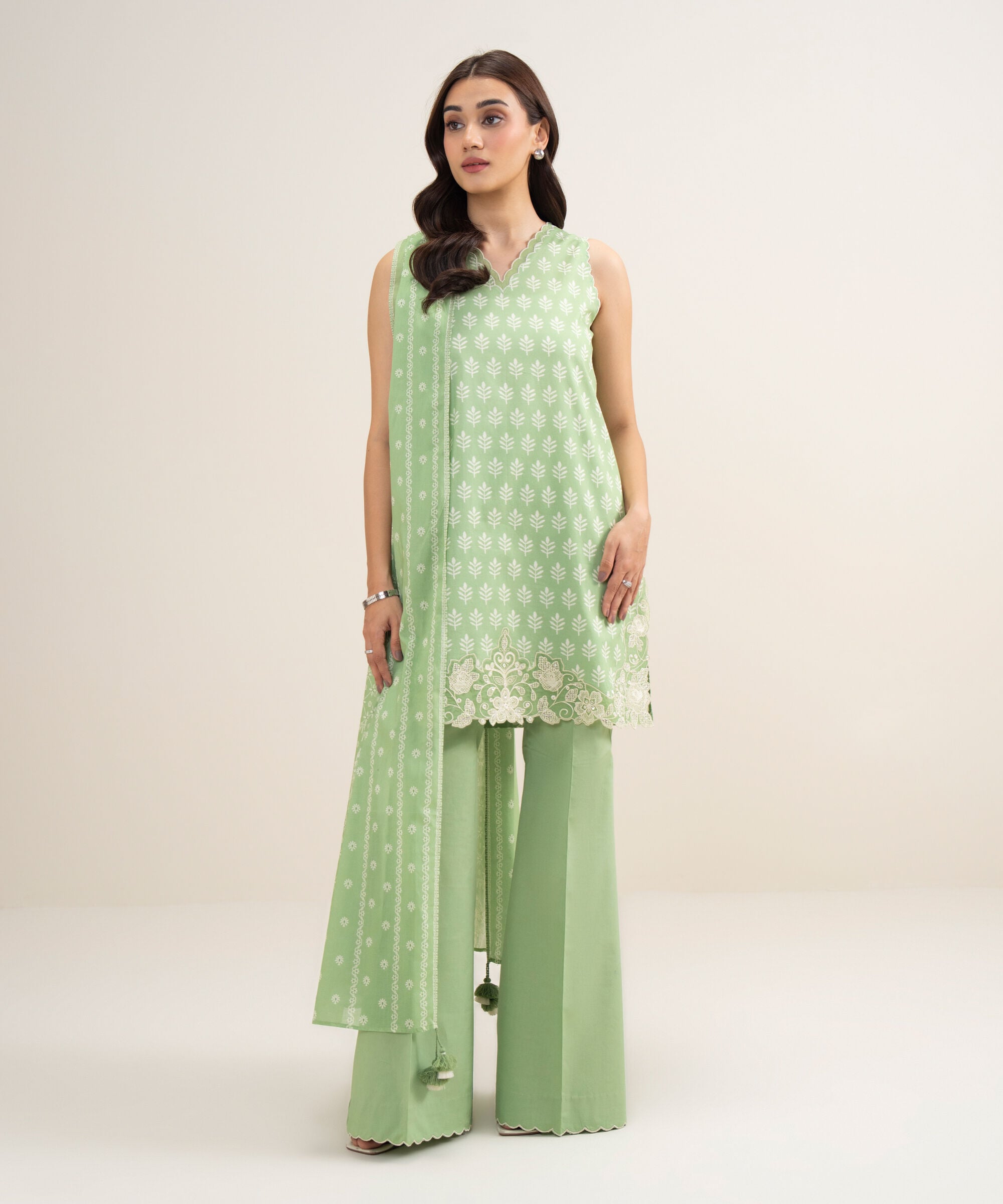 3 Piece - Embroidered Lawn Suit