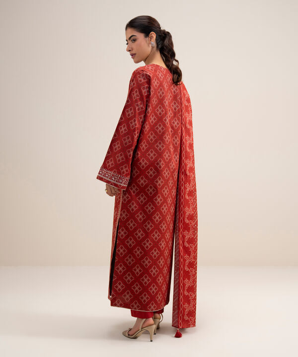 3 Piece - Embroidered Lawn Suit