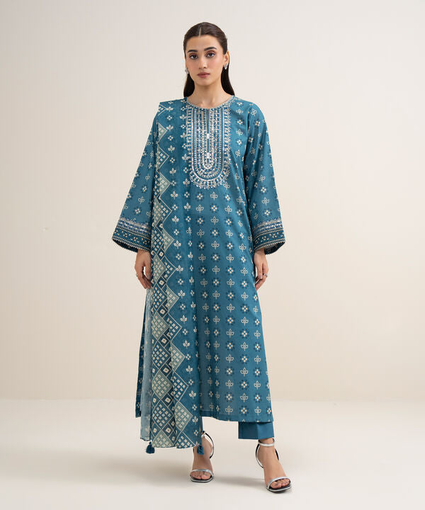 3 Piece - Embroidered Lawn Suit